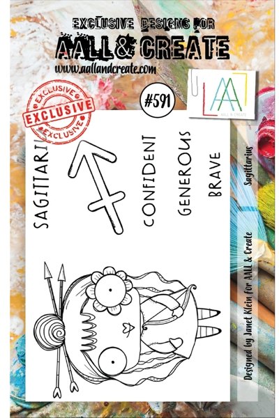 Aall & Create Aall & Create A7 Stamp # 591 - Sagittarius