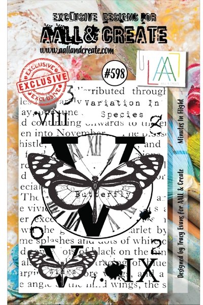 Aall & Create Aall & Create A7 Stamp # 598 - Minutes in Flight