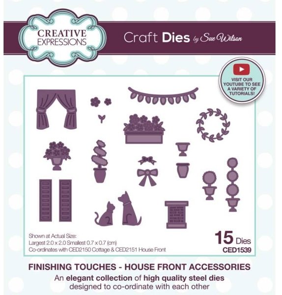 Creative Expressions Creative Expressions Sue Wilson Finishing Touches House Front Accessories Craft Die