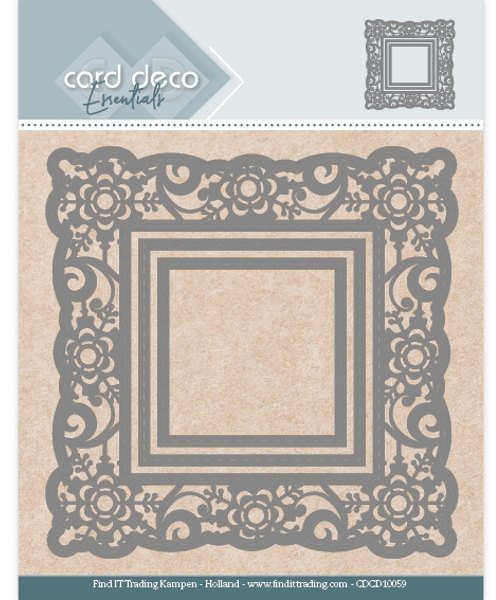 Card Deco Card Deco Essentials Aperture Dies - Flower Square CDCD10059