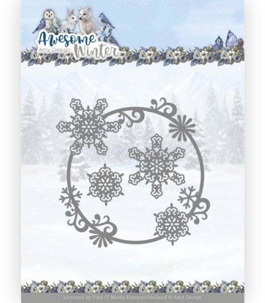Amy Design Amy Design - Awesome Winter - Winter Swirl Circle Die