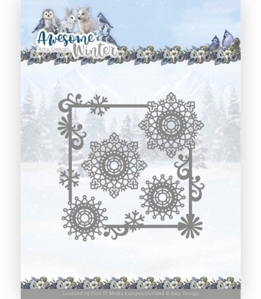 Amy Design Amy Design - Awesome Winter - Winter Swirl Square Die
