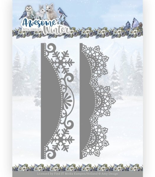 Amy Design Amy Design - Awesome Winter - Winter Lace Border Die