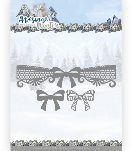Amy Design Amy Design - Awesome Winter - Winter Lace Bow Die