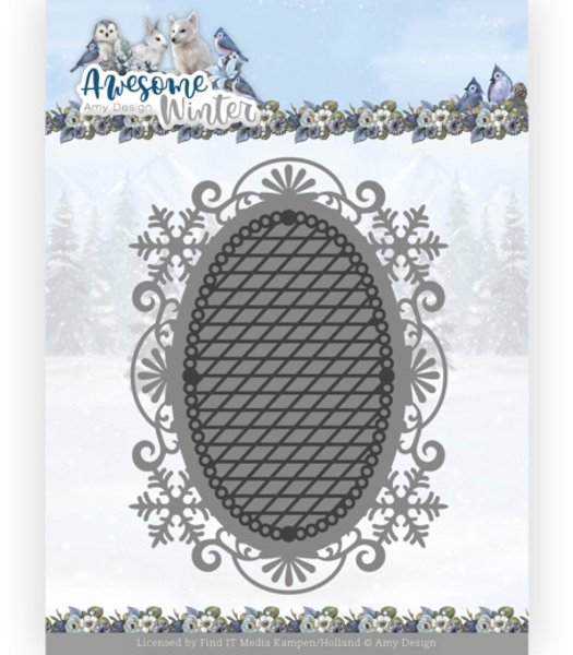 Amy Design Amy Design - Awesome Winter - Winter Lace Oval Die
