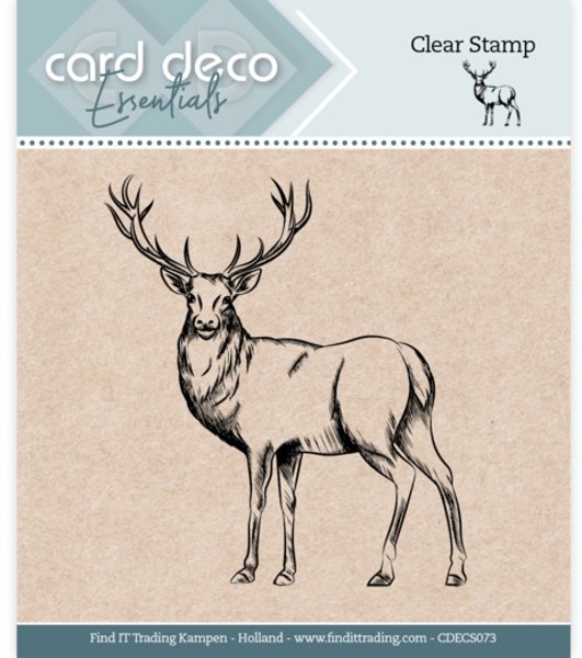 Card Deco Card Deco Essentials - Clear Stamps - Deer