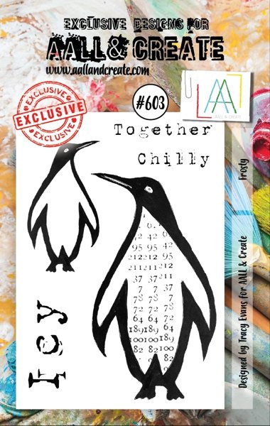 Aall & Create Aall & Create A7 Stamp #603 - Frosty