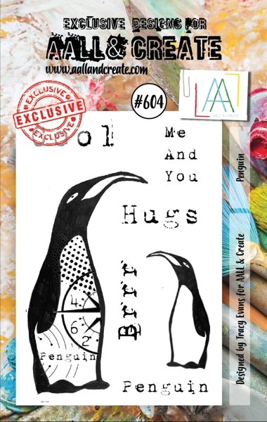 Aall & Create Aall & Create A7 Stamp #604 - Penguin