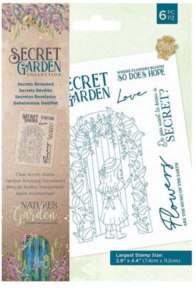 Nature's Garden Secret Garden - Stamp - Secrets Revealed
