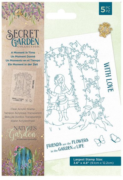 Nature's Garden Secret Garden - Stamp - A Moment in Time