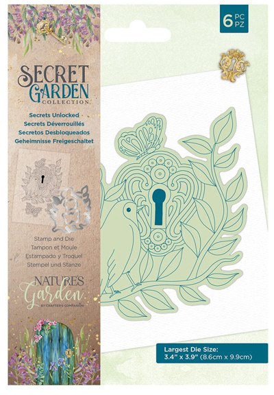 Nature's Garden Secret Garden - Stamp and Die - Secrets Unlocked