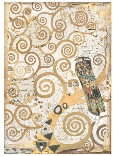 Stamperia Stamperia A4 Rice Paper Klimt from the Tree of Life DFSA4636 – 5 for £9.99
