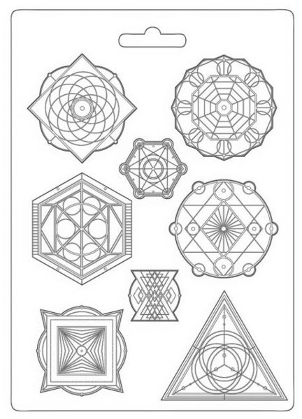 Stamperia Soft Mould A4 Alchemy Symbols