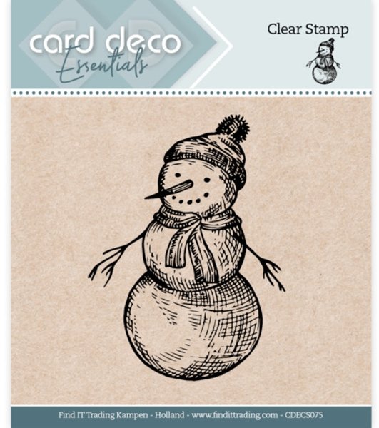Card Deco Card Deco Essentials - Clear Stamps - Snowman