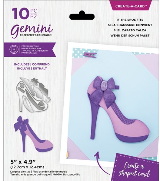Crafter's Companion Gemini - Create-a-Card - If The Shoe Fits