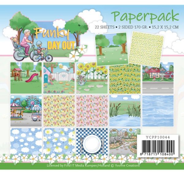 Yvonne Creations Yvonne Creations - Funky Day Out Paper Pack
