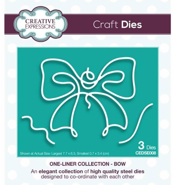 Creative Expressions Creative Expressions One-liner Collection Bow Craft Die