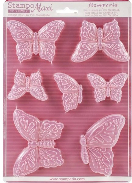 Stamperia Stamperia A4 Maxi Mould - Butterflies K3PTA415