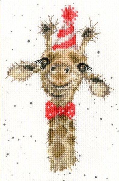 Bothy Threads Bothy Threads I'm Just Here For The Cake Counted Cross Stitch Greetings Card Kit XGC30