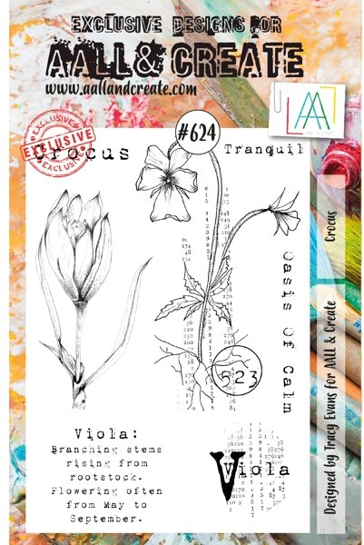 Aall & Create Aall & Create A5 Stamp #624 - Crocus