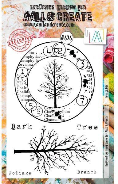 Aall & Create Aall & Create A6 Stamp #626 - Tree of Life