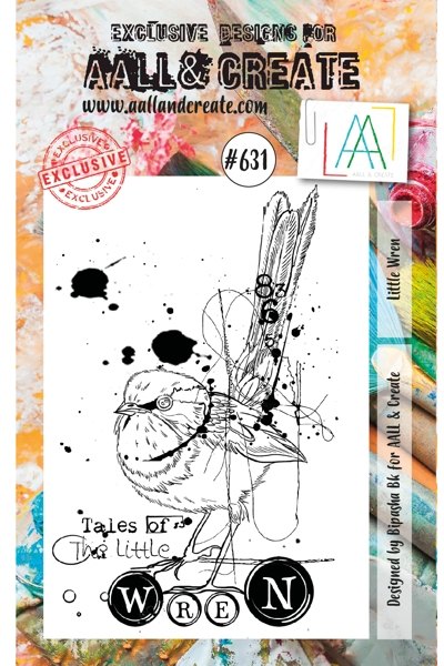 Aall & Create Aall & Create - A7 Stamp #631 - Little Wren