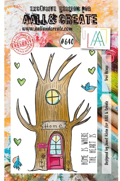Aall & Create Aall & Create - A7 Stamp #640 - Tree House