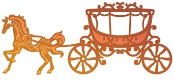 Couture Creations Couture Creations Intricutz Dies It's a Beautiful Life Princess Carriage