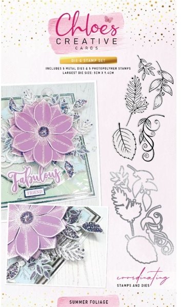 Stamps by Chloe Chloes Creative Cards Summer Foliage Die & Stamp Set