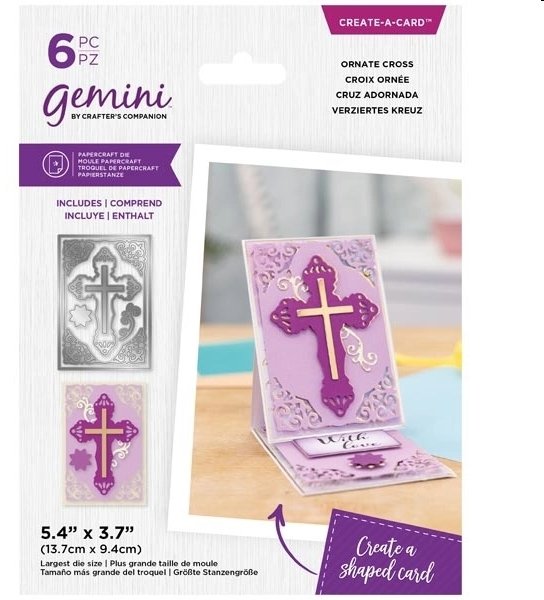 Crafter's Companion Gemini - Metal Die - Create a Card - Ornate Cross