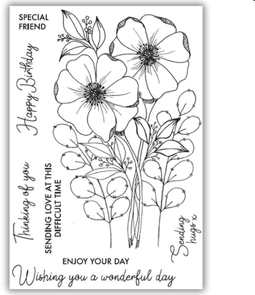 Julie Hickey Julie Hickey Designs - Garden Blooms Stamp Set JH1055