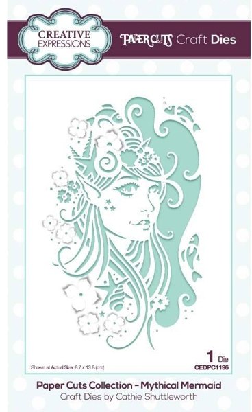 Creative Expressions Creative Expressions Paper Cuts Mythical Mermaid Craft Die