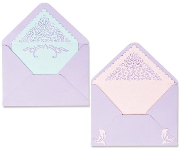 Sizzix Sizzix Thinlits Die Set 9PK - Lace Envelope Liners by Lisa Jones 665890