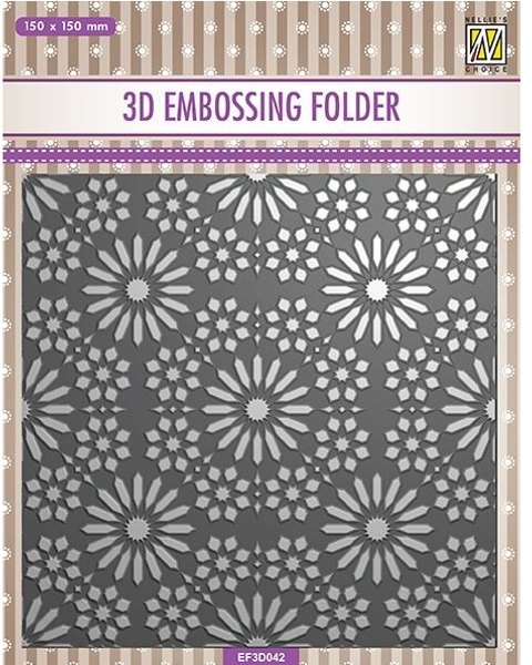 Nellie Snellen Nellie Snellen 3D Embossing Folders Square Frame 