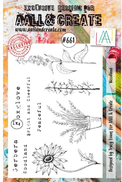 Aall & Create Aall & Create A5 Stamp #661 - Woodland