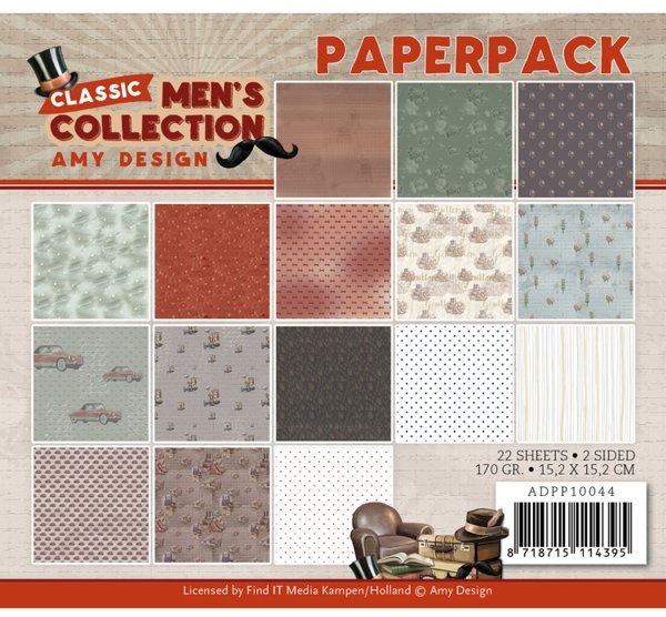 Amy Design Amy Design – Classic men's Collection Paper Pack