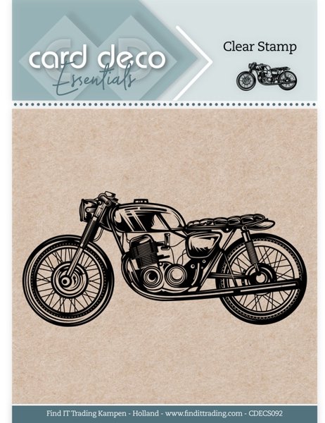 Card Deco Card Deco Essentials Clear Stamps - Motor CDECS092