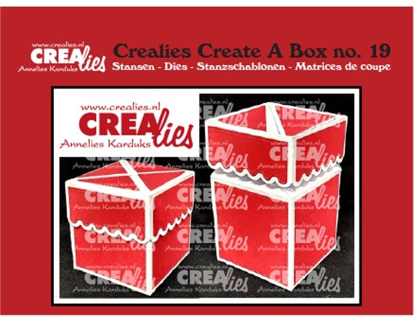 Crealies Crealies Create A Box Dies No. 19, Impossible Box CCAB19