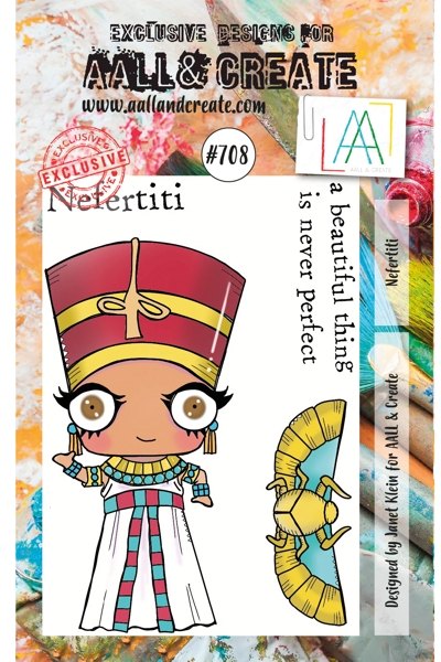 Aall & Create Aall & Create - A7 Stamp #708 - Nefertiti