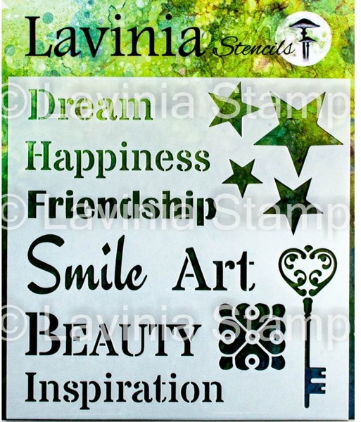 Lavinia Stamps Lavinia Stencils - Words 2