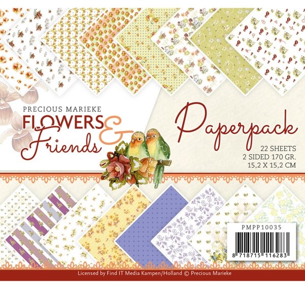 Precious Marieke Precious Marieke - Flowers and Friends Paper Pack