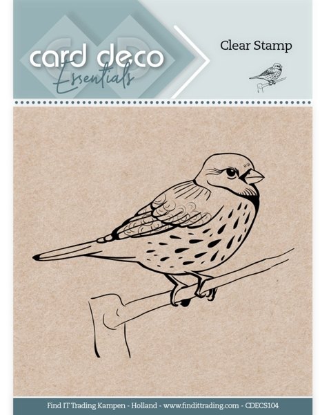 Card Deco Card Deco Essentials Clear Stamps - Blackbird