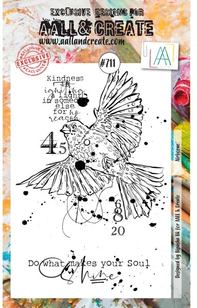 Aall & Create Aall & Create - A6 Stamp #711 - Airborne