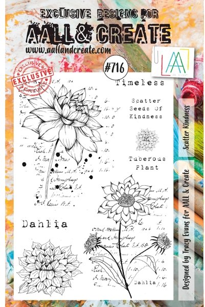Aall & Create Aall & Create - A5 Stamp #716 - Scatter Kindness