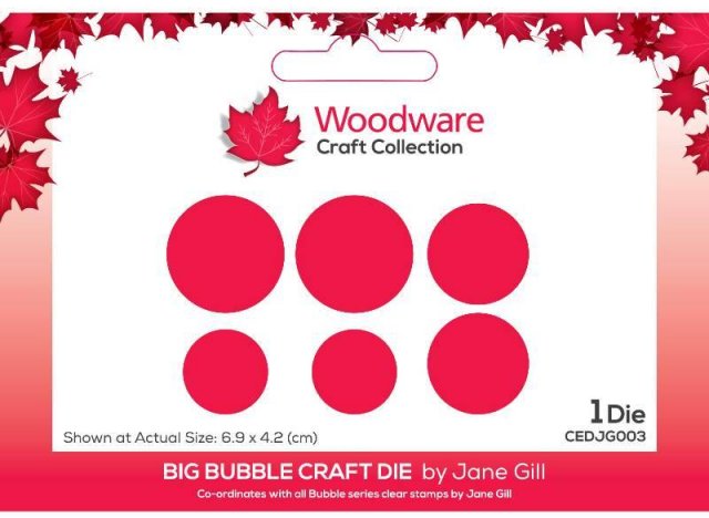 Woodware Woodware Jane Gill Big Bubble Craft Die