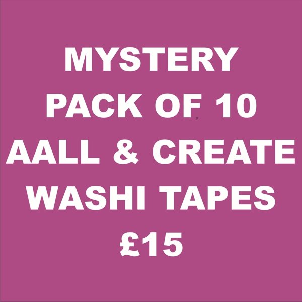 Aall & Create Mystery Pack of 10 Aall & Create Washi Tapes