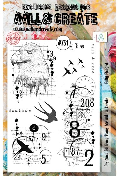 Aall & Create Aall & Create - A5 Stamp #751 - Fully Fledged