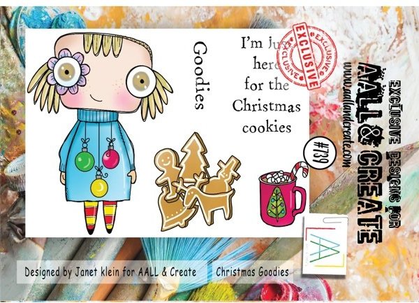 Aall & Create Aall & Create - A7 Stamp #739 - Christmas Goodies