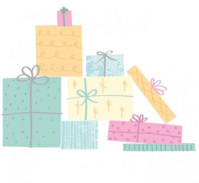 Sizzix Sizzix Layered Clear Stamps Set 23PK - Giftwrap
