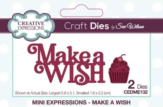 Creative Expressions Creative Expressions Sue Wilson Mini Expressions Make A Wish Craft Die